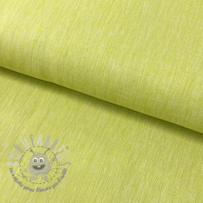 Lino con cotone Fishbone bright green