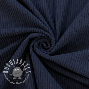 Velluto a coste 6W COTTON TOUCH navy