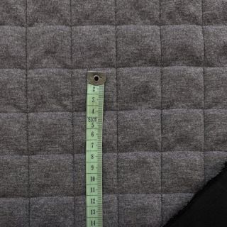 Prešívaná látka Square jacquard grey