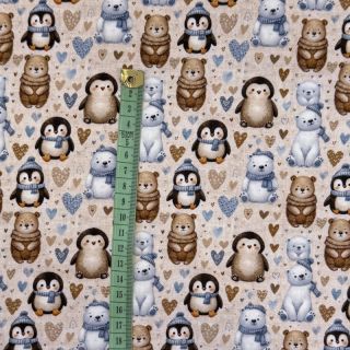 Úplet Pingu and friends design A digital print