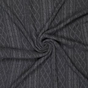 Svetrovina Jacquard CHAIN dark grey