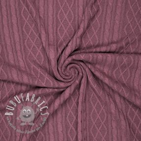 Tessuti per maglioni Jacquard CHAIN mauve