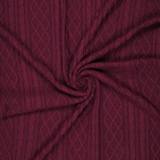 Svetrovina Jacquard CHAIN bordeaux