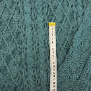 Svetrovina Jacquard CHAIN ocean green