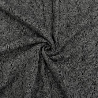 Svetrovina Jacquard CABLE dark grey