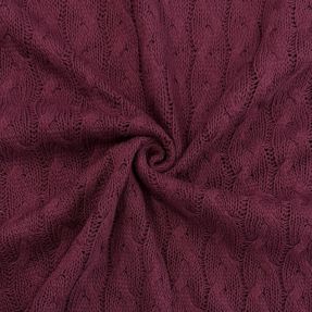 Svetrovina Jacquard CABLE bordeaux