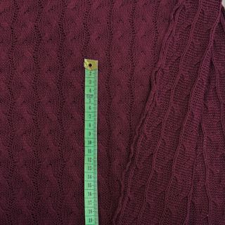 Svetrovina Jacquard CABLE bordeaux