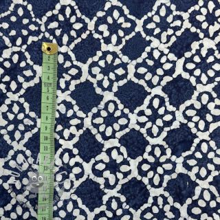 Tessuto di cotone BATIK NEW INDIGO design D