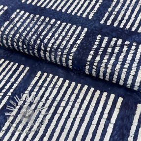 Tessuto di cotone BATIK NEW INDIGO design A