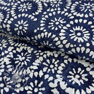 Tessuto di cotone BATIK NEW INDIGO design B