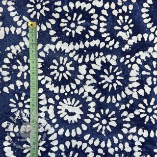 Tessuto di cotone BATIK NEW INDIGO design B