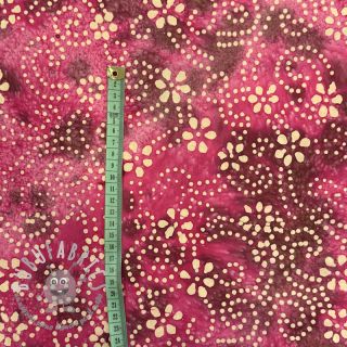 Tessuto di cotone BATIK NEW design I cerise