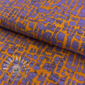 Tessuto di cotone BATIK NEW design H orange