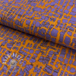 Tessuto di cotone BATIK NEW design H orange