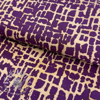 Tessuto di cotone BATIK NEW design H violet