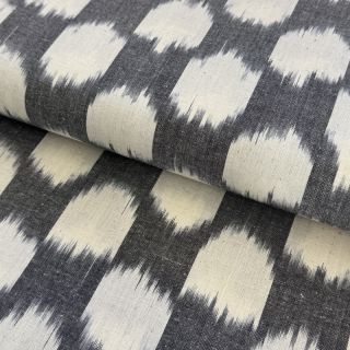 Bavlnená látka IKAT grey design B