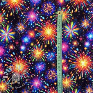 Felpa Fire works design B digital print