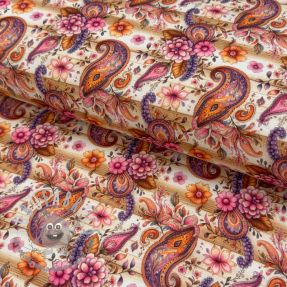 Jersey Paisley woody design A digital print