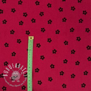 Velluto a coste STRETCH Mini flowers design G