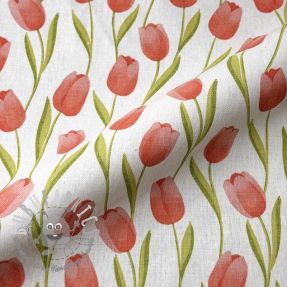 Tessuto decorativo premium Hand Drawn Tulip