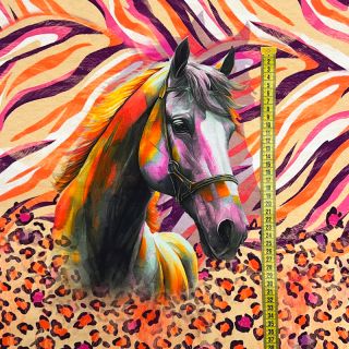 Úplet Fancy Horses PANEL digital print