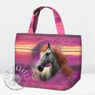 Tessuto decorativo KIDS BAG Fancy Horses panel