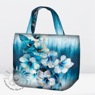 Tessuto decorativo BAG Big Tropical Floral panel