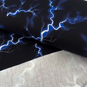 Felpa Lightning black digital print