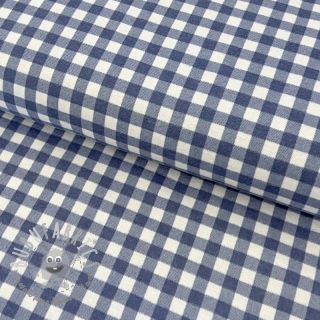 Tessuto di cotone FLANNEL Check blue