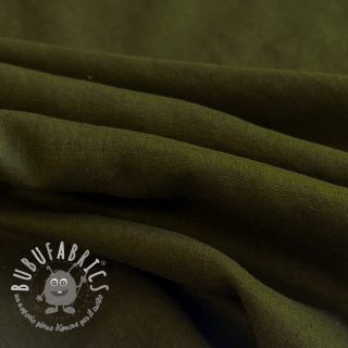 Lino prelavato 170 g army green