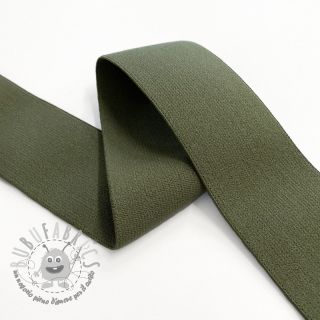 Elastico liscio 4 cm camo green