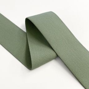 Elastico liscio 4 cm olive green