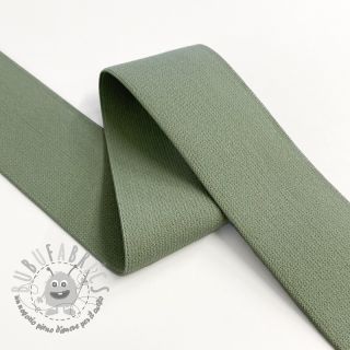 Elastico liscio 4 cm olive green