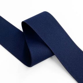 Elastico liscio 4 cm dark blue