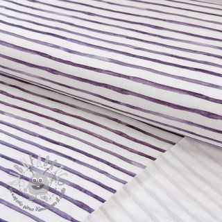 Felpa Wavy stripes violet digital print