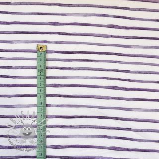 Felpa Wavy stripes violet digital print