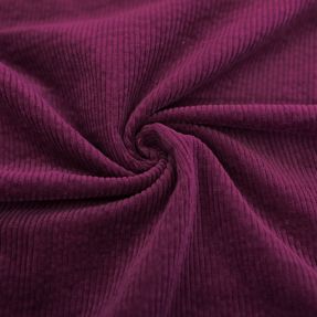 Velluto a coste 6W WASHED STRETCH aubergine