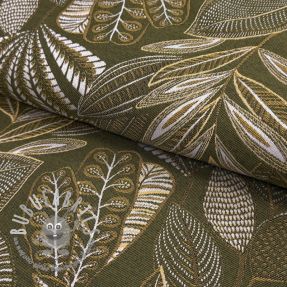 Tessuto decorativo jacquard Legende kaki