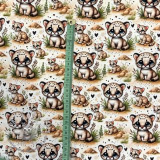 Jersey Wildlife doll eyes design A digital print