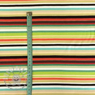 Jersey Great big farm green stripe digital print